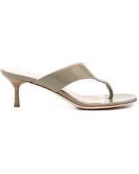 Agl Attilio Giusti Leombruni - Astrid Patent Sandals - Lyst