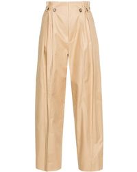 Victoria Beckham - Fluid High-Waist Wide-Leg Trousers - Lyst