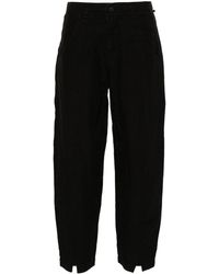 Transit - Tapered Linen Trousers - Lyst
