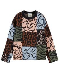 Scotch & Soda - Pull Patchwork En Maille Intarsia - Lyst
