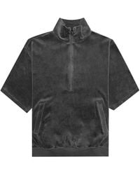 Fear Of God - Velour Mock-Neck Sweatshirt - Lyst