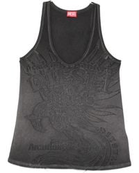DIESEL - Scoop-Neck Tank Top - Lyst