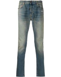 off white skinny pants