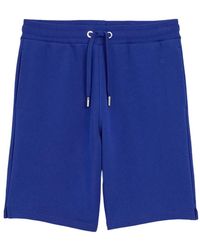 Ami Paris - Cotton Shorts With Embossed Ami De Coeur - Lyst