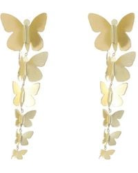 Tanya Farah - 18K Butterfly Earrings - Lyst