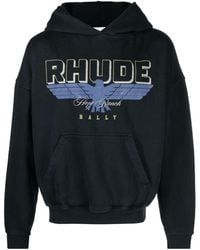 Rhude - Ranch Hoodie mit Logo-Print - Lyst