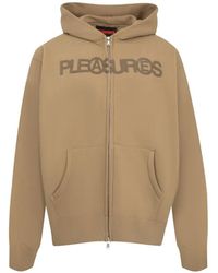 Pleasures - Zine Logo-Print Hoodie - Lyst