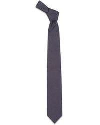 Lardini - Geometric-Pattern Silk Tie - Lyst