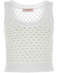 Valentino Garavani - Viscose, Lurex And Sequin Top - Lyst