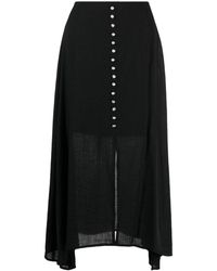 B+ AB - Button-embellished Pleated Skirt - Lyst