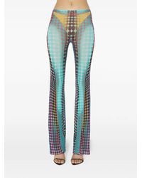 Jean Paul Gaultier - "Re-Edition Flare Trousers" Trousers. Clothing - Lyst