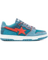 A Bathing Ape - Sneakers Mit Stern-Patch - Lyst