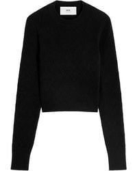 Ami Paris - Haut Ami De Cœur En Coton Mélangé - Lyst