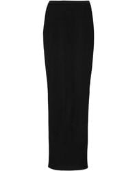 Nensi Dojaka - Fine-Ribbed Maxi Skirt - Lyst