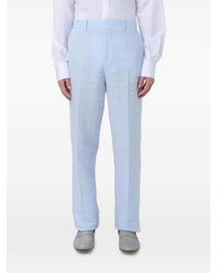 Agnona - Pressed-Crease Tailored Trousers - Lyst