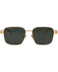 Gucci - Lunettes De Soleil À Monture Rectangulaire - Lyst