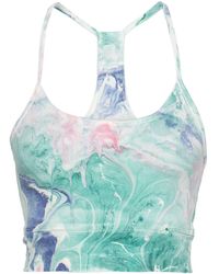 Electric and Rose - Mia Marbled-pattern Sports Bra - Lyst