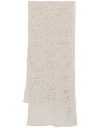 D.exterior - Open-Knit Scarf - Lyst