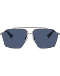 Dolce & Gabbana - Zonnebril Met Vierkant Montuur - Lyst