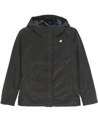K-Way - Lil Soft Touch Hooded Jacket - Lyst