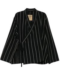 Uma Wang - Veste Portefeuille À Fines Rayures - Lyst