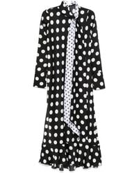 Parlor - Abito Lungo A Pois - Lyst