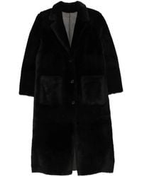 Arma - Lambskin Single-Breasted Coat - Lyst