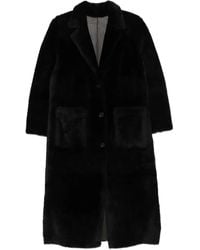 Arma - Lambskin Single-Breasted Coat - Lyst