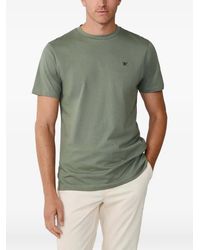 Hackett - Logo-Embroidered Cotton T-Shirt - Lyst