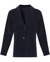 Homme Plissé Issey Miyake - Plissé-Effect Notched-Lapel Blazer - Lyst