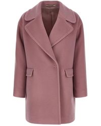 Tagliatore - Astrid Double-Breasted Flap Coat - Lyst