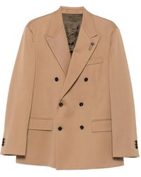 Lardini - Blazer Croisé À Revers Pointus - Lyst