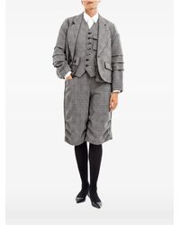 Comme des Garçons - Check Tiered-Sleeve Jacket - Lyst