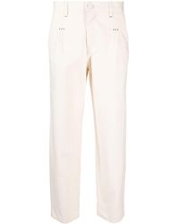 See By Chloé - Pintuck-detail Tapered Jeans - Lyst