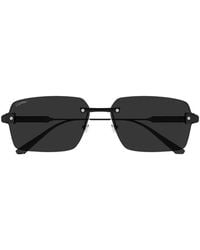 Cartier - Santos De Cartier Sonnenbrille - Lyst