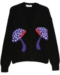 MSGM - Mushroom-Applique Cardigan - Lyst