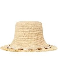 Alanui - Chasing The Shadows Rafia Hat - Lyst