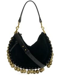 Isabel Marant - Oskan Soft Shoulder Bag With Medallions - Lyst