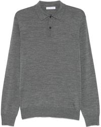 Manuel Ritz - Fine-Knit Polo Shirt - Lyst