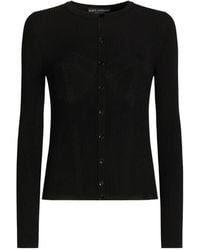 Dolce & Gabbana - Ribbed Knit Cardigan - Lyst