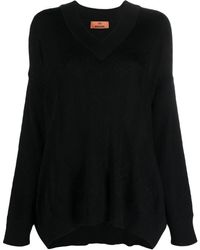 Missoni - V-neck Chevron Wool Blend Sweater - Lyst