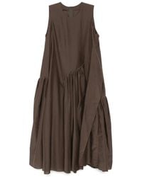 JNBY - Pleated Asymmetric-Hem Dress - Lyst