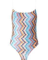 Missoni - ジグザグ ワンピース水着 - Lyst
