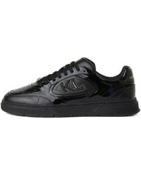 KARL LAGERFELD - Lace-Up Glitter Sneakers - Lyst