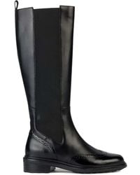 Geox - Botas Altas Con Detalles De Vestir - Lyst