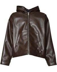 MSGM - Chaqueta Con Cremallera Y Capucha - Lyst