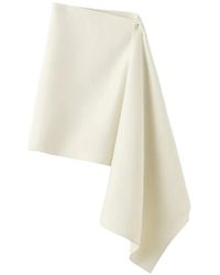 Almada Label - Colette Button-Fastening Cape - Lyst