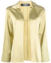 Jacquemus - Logo-Plaque Blouse - Lyst