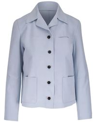 Lafayette 148 New York - Button Suede Jacket - Lyst