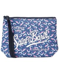 MC2 Saint Barth - Pouch Aline Con Stampa Gamberetti - Lyst
